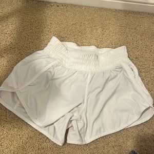 White Lululemon Shorts